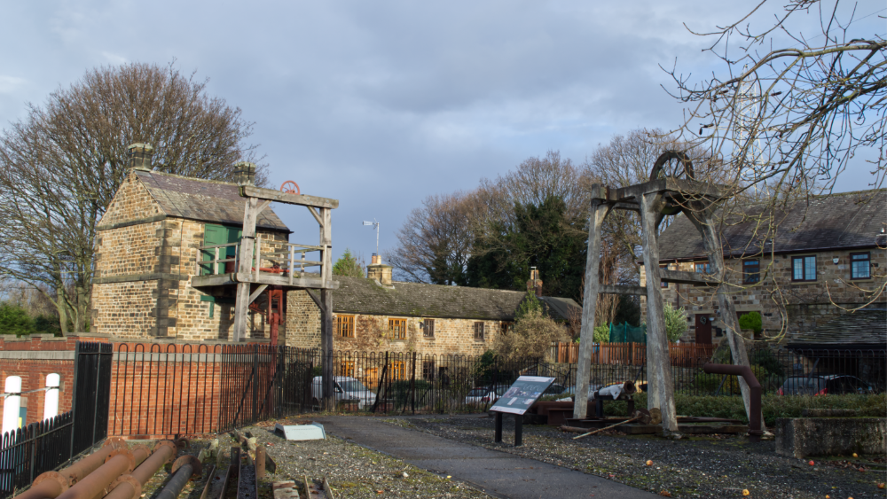 Photo of the Newcomen Engine at the Elsecar Heritage Centre